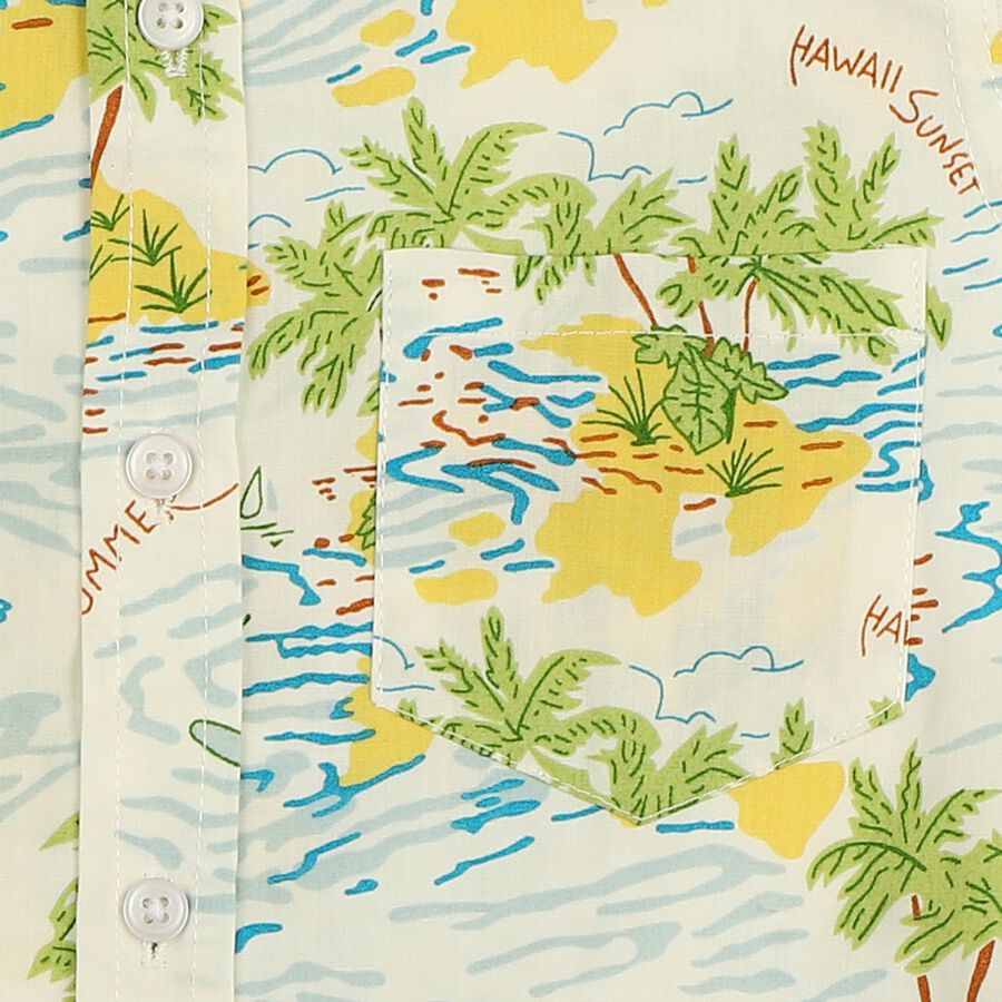 Boys Light Blue Cotton Collared Casual Shirt, Light Blue, large