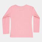 Girls Solid Top, Pink, small image number null