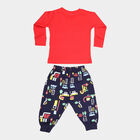 Infants Cotton Solid Baba Suit, Red, small image number null