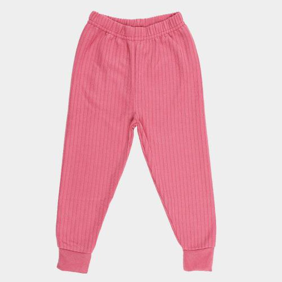 Girls' Thermal Lower, वाइन, large image number null