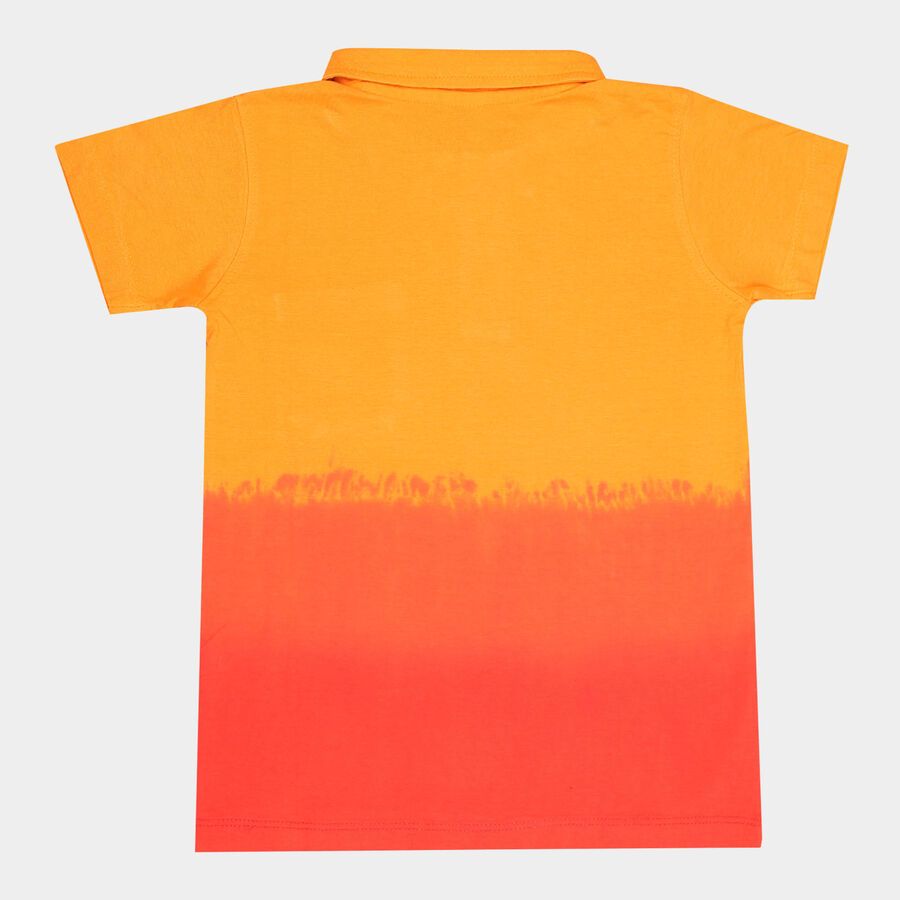 कॉटन टी-शर्ट, नारंगी, large image number null