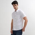 Men's Casual Shirt, सफ़ेद, small image number null
