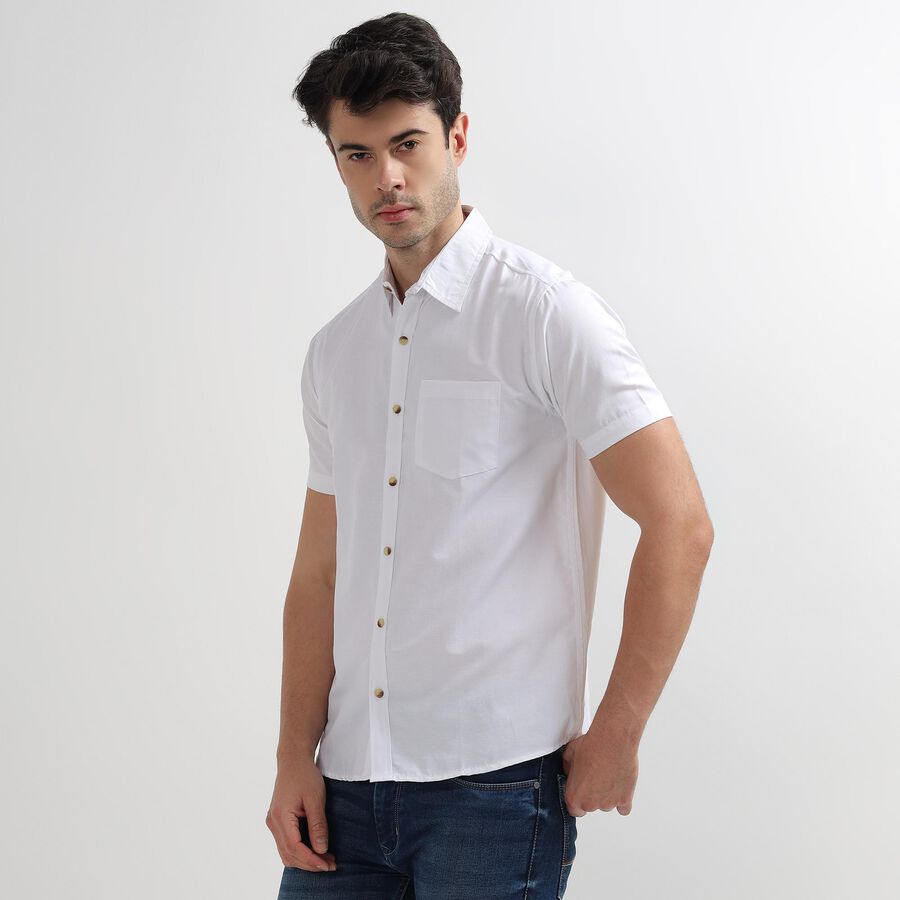 Men's Casual Shirt, सफ़ेद, large image number null