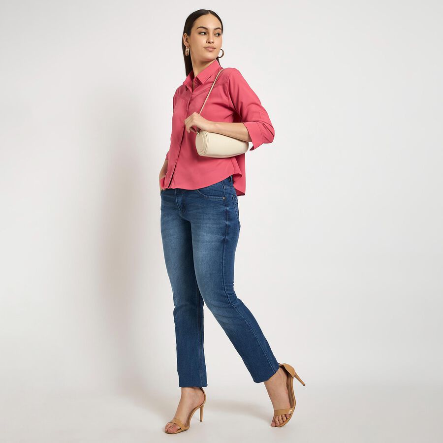 Ladies' Shirt , गुलाबी, large image number null