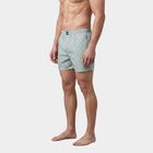 Men's Green Classic Fit Striped Boxers, Dark Green, small