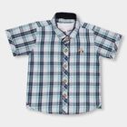 Infants' 100% Cotton Shirt, Mid Blue, small image number null