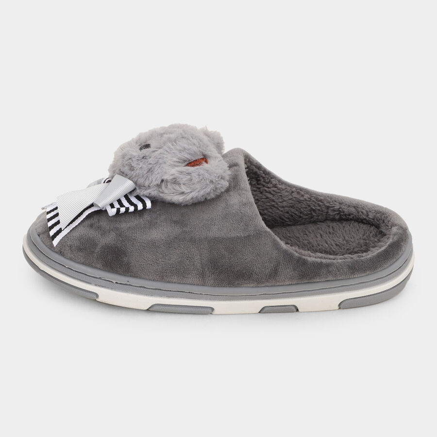 Ladies's Slippers, Grey, large image number null