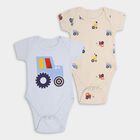Infants' 100% Cotton Bodysuit, Light Blue, small image number null