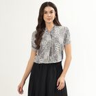 Women's Off White Classic Collar Classic Shirt, Off White, small