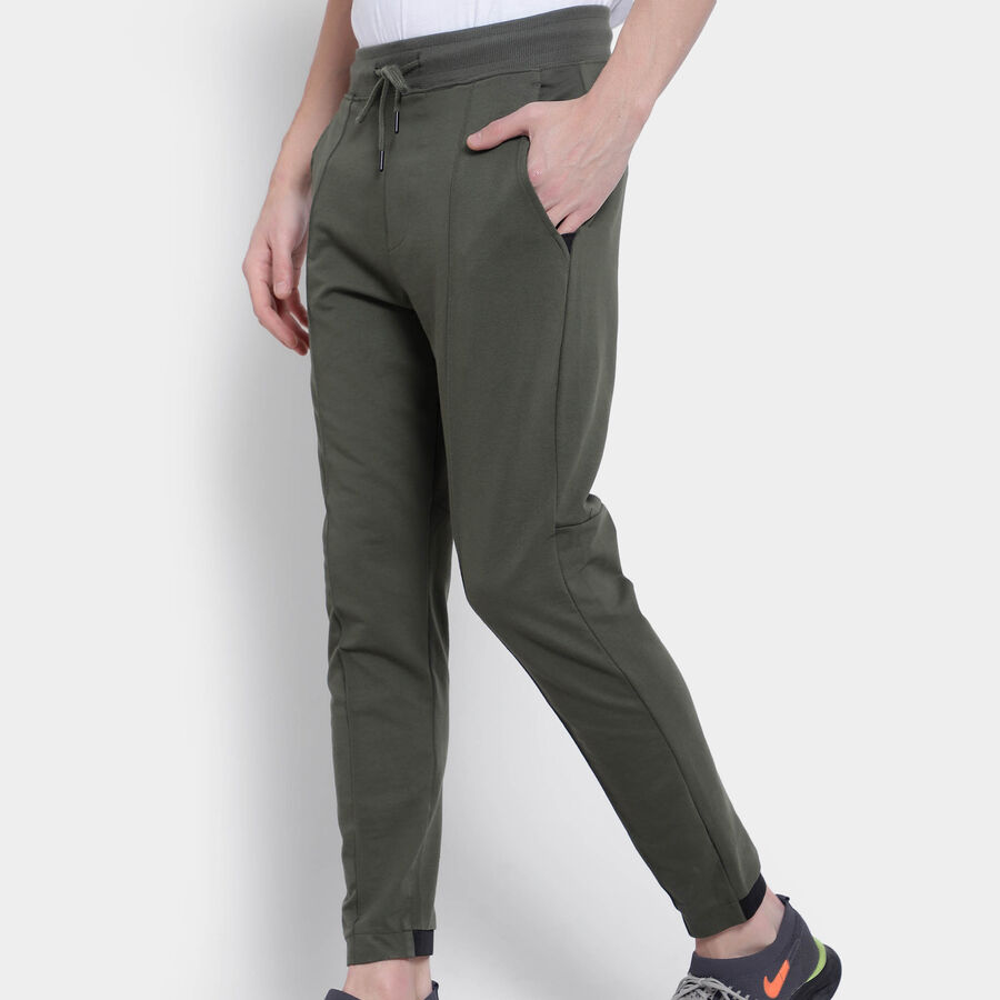 Cut & Sew Track Pants, Olive, large image number null