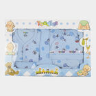 Infants Cotton Printed Baby Gift Set, Light Blue, small image number null