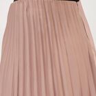 Women's Dusty Mauve Pleated Midi Skirt, Pink, small