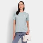 Ladies' Round Neck T-Shirt, हल्का हरा, small image number null