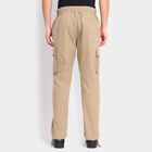Men's 100% Cotton Track Pants, Khaki, small image number null