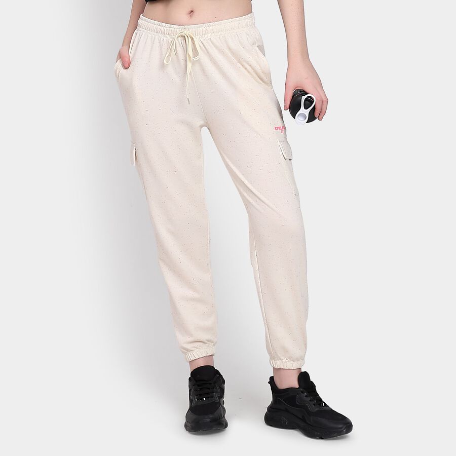 Ladies' Track Pants, ऑफ व्हाइट, large image number null