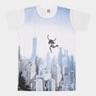 Boys All Over Print T-Shirt, White, small image number null