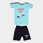 Boys Cotton Baba Suit, Light Blue, small image number null
