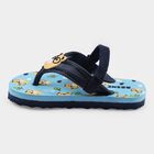 Kids Navy Blue Back Strap Flip-Flops, नेवी ब्लू, small