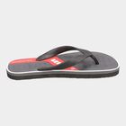 Men Printed Slip-On Flip Flops, Dark Grey, small image number null
