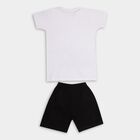 Boys' 100% Cotton Knit Baba Suit, White, small image number null