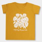 Girls' T-Shirt , Mustard, small image number null