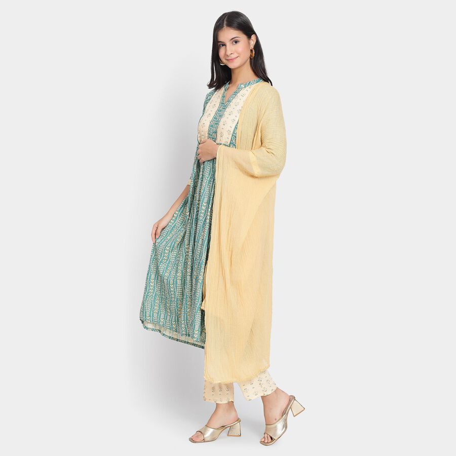 Ladies' Dupatta, Khaki, large image number null