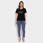 Round Neck T-Shirt, Black, small image number null