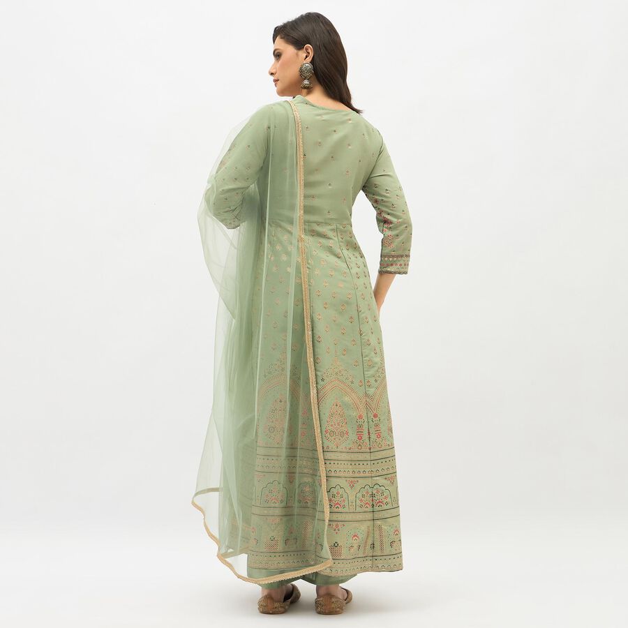 Ladies' Ethnic Set, Light Green, large image number null