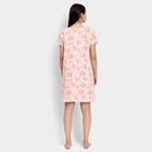 Ladies' 100% Cotton Nighty , Peach, small image number null