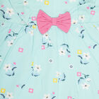 Girls Cotton Frock, Light Green, small image number null
