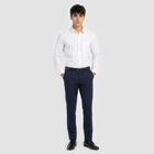 Men's White Regular Fit Formal Shirt, सफ़ेद, small
