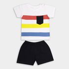 Infant Boys' 100% Cotton Baba Suit, Coral, small image number null