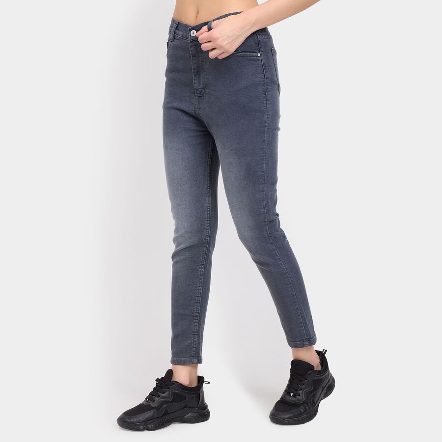 Ladies' Jeans , गहरा ग्रे, large image number null