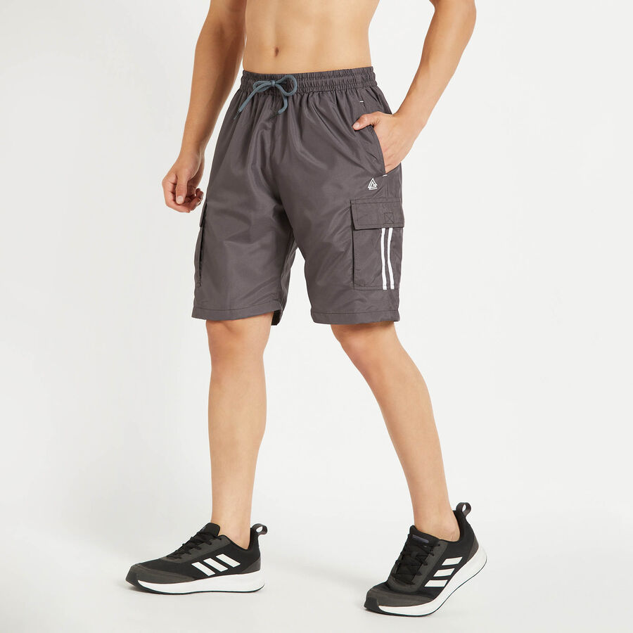 Cut & Sew Bermuda, Dark Grey, large image number null