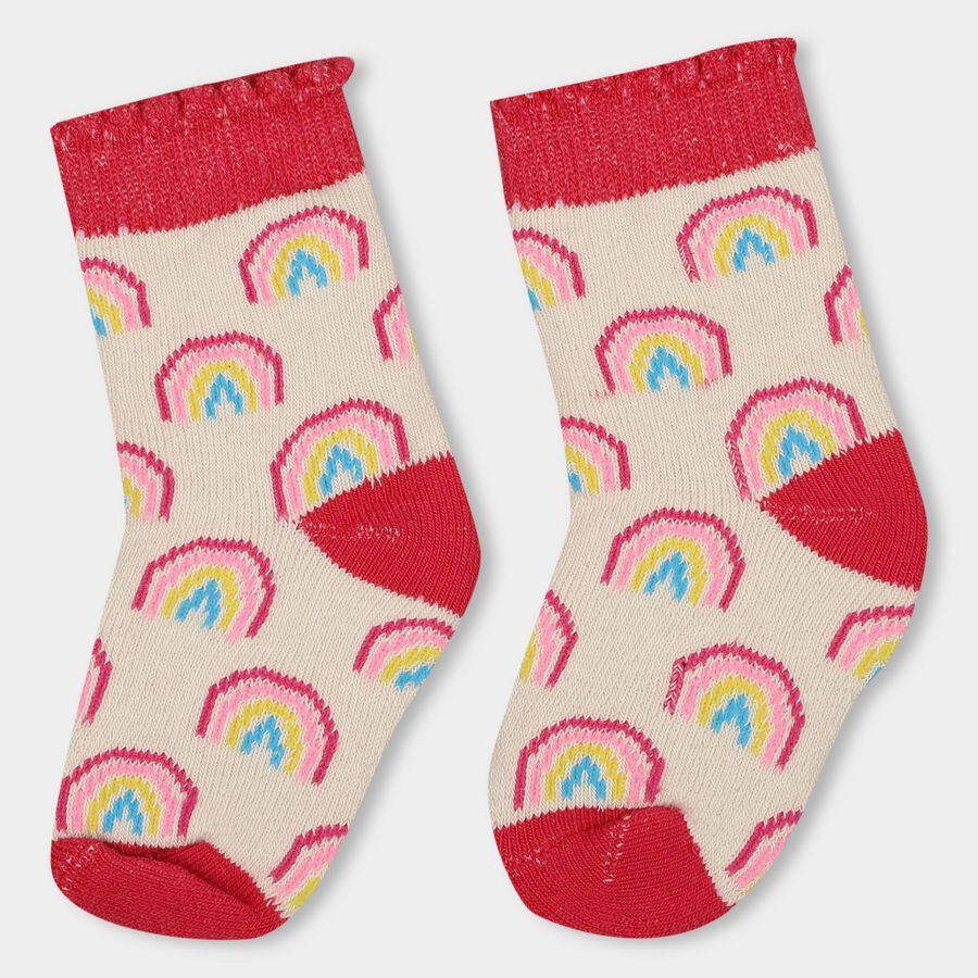 Infants' Socks (Pack of 2), Pink, large image number null
