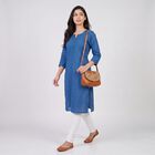 Women's White Cotton Blend Elastic Waist Stretch Churidar, सफ़ेद, small
