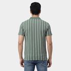 Men's Light Green Polo Collar Classic T-Shirt, Light Green, small