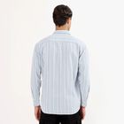 Men's Light Blue Cotton Classic Casual Shirt, Light Blue, small image number null