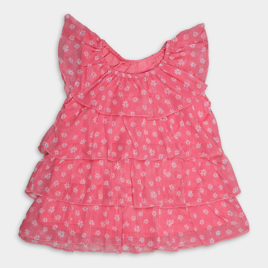 Girls' T-Shirt, गुलाबी, large image number null