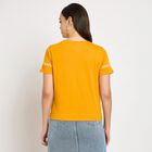 Ladies' Round Neck T-Shirt, Mustard, small image number null
