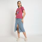 Ladies' Round Neck T-Shirt , Pink, small image number null