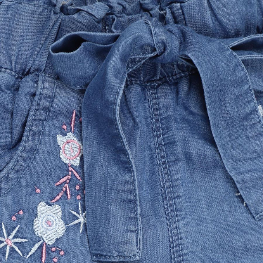 Girls' Jeans , Mid Blue, large image number null