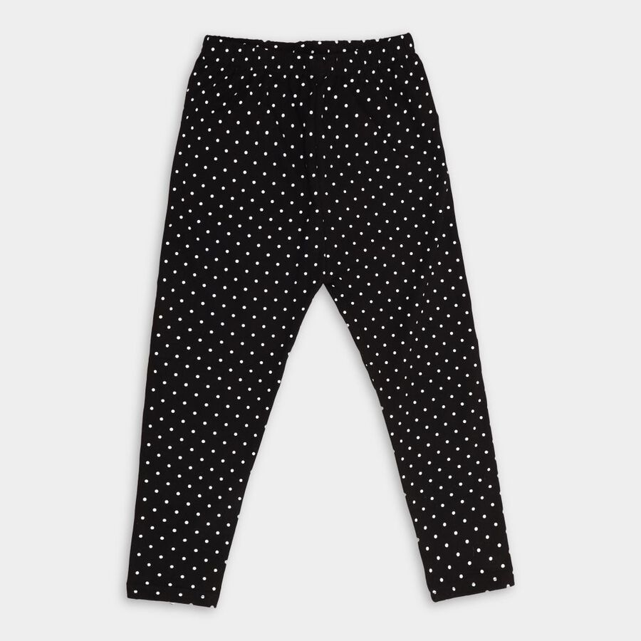 Girls' Legging, काला, large image number null