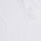 Girls Snow White Crew Neck Casual T-Shirt, सफ़ेद, small image number null