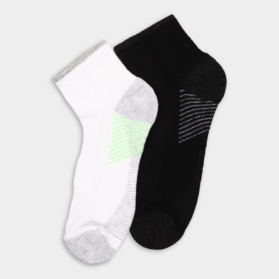 Men's Socks (Pack of 2), White, large image number null