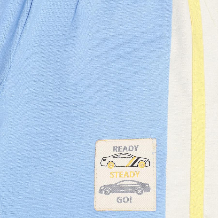 Boys' 100% Cotton Knit Baba Suit , Off White, large image number null