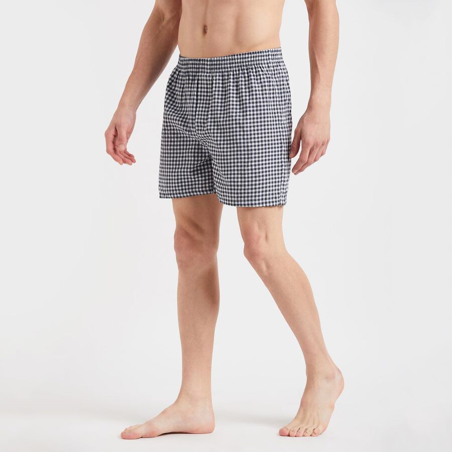 Men's Boxers, Navy Blue, large image number null