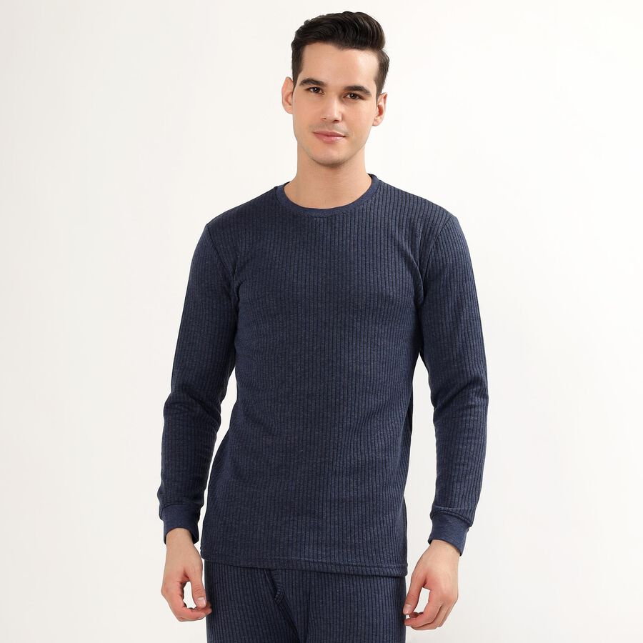 Men's Thermal Upper, मध्यम नीला, large image number null