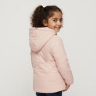 Girls Light Pink Round Casual Jacket, Light Pink, small image number null
