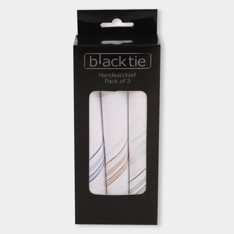 Men's Hanky, सफ़ेद, large